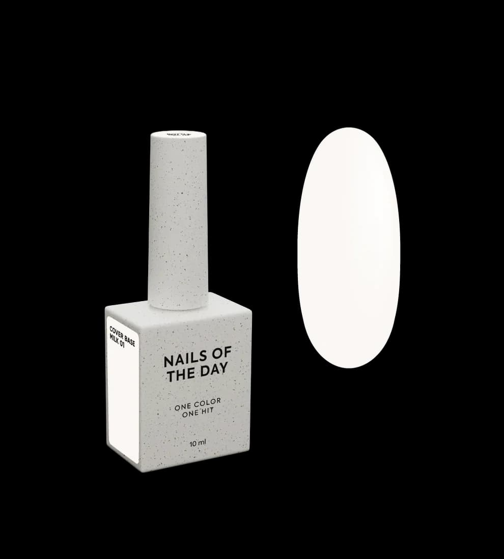 Nails of the day Kamuflažna baza 01 mliječna