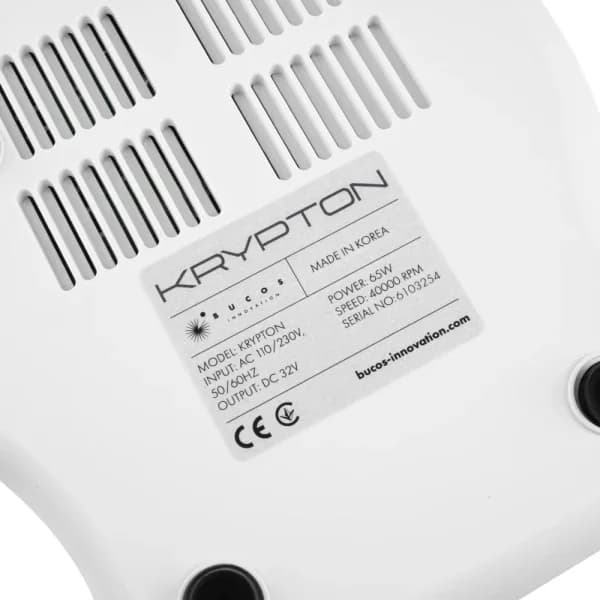 KRYPTON XPS-400 WHITE/PURPLE 65 W Nail Drill and 40,000 rpm. for manicure and pedicure image 3