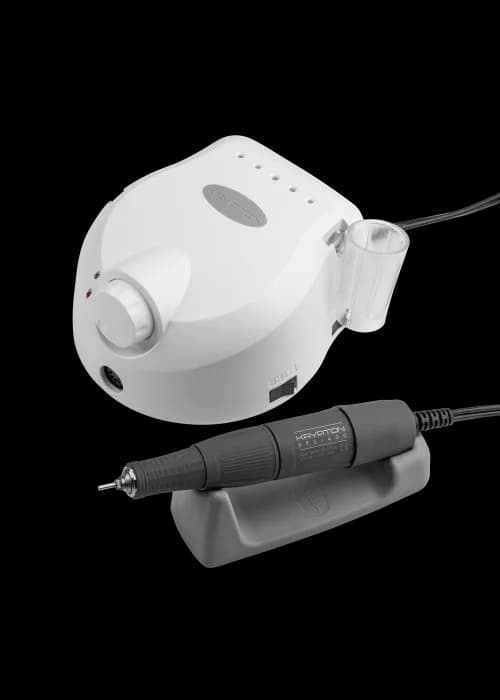 KRYPTON XPS-400 WHITE/GRAY Nail Drill for 65 watts. and 40,000 rpm. for manicure and pedicure