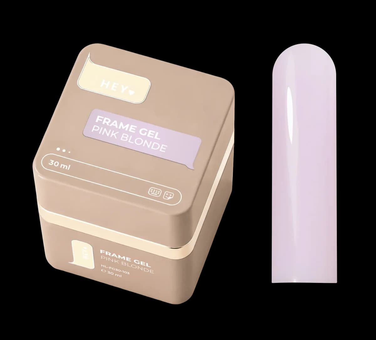 HEYLOVE - Frame Gel with Pump «Pink Blonde», 30 ml