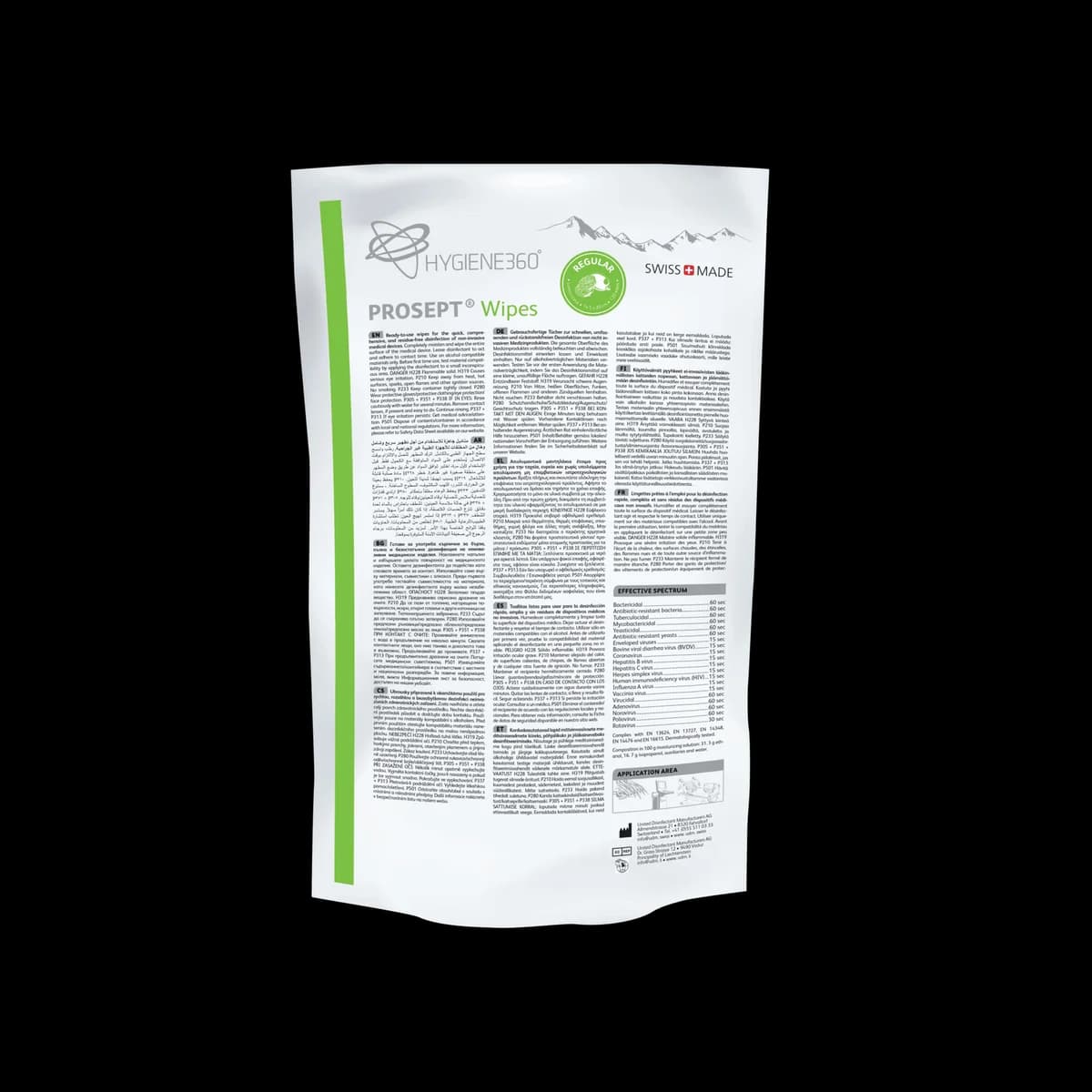 HYGIENE 360 - Prosept dezinfekcijske maramice za dezinfekciju medicinskih instrumenata