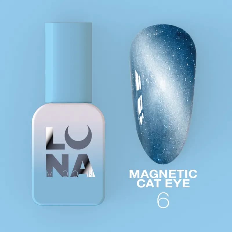 LUNAMOON - Boja Mačje Oko Magnet nr6, 8ml
