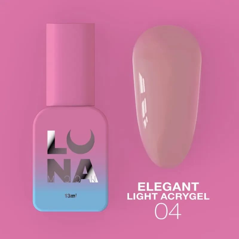 LUNAMOON - Elegant light acrygel 04, 13 ml