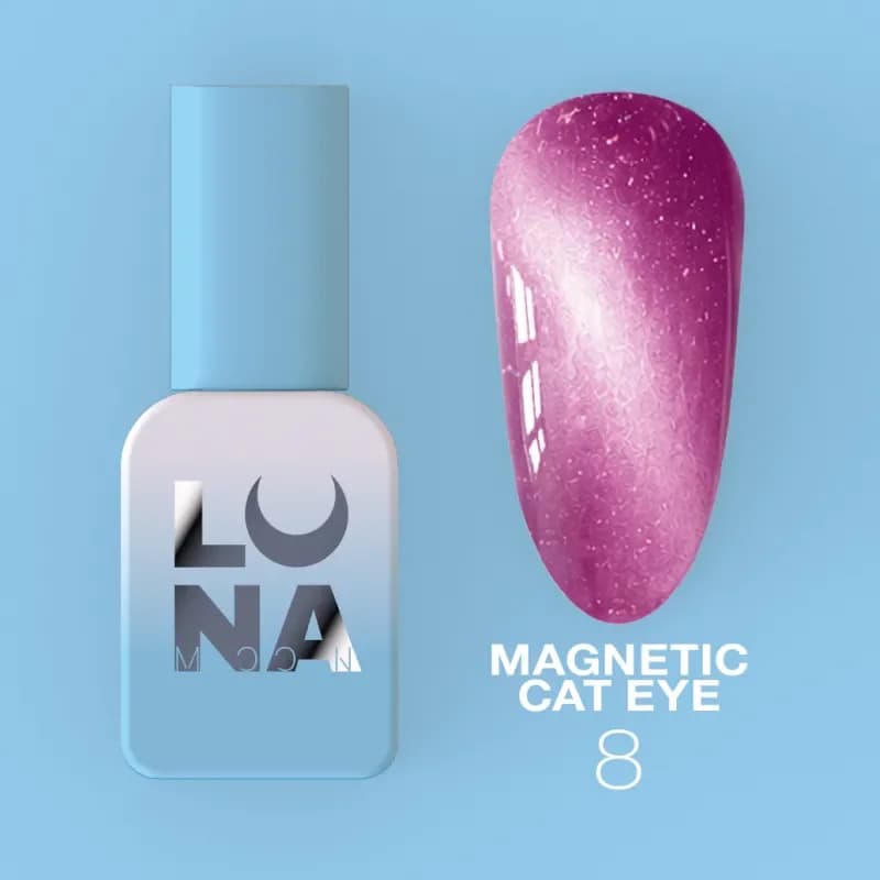 LUNAMOON - Boja Mačje Oko Magnet nr8, 8ml