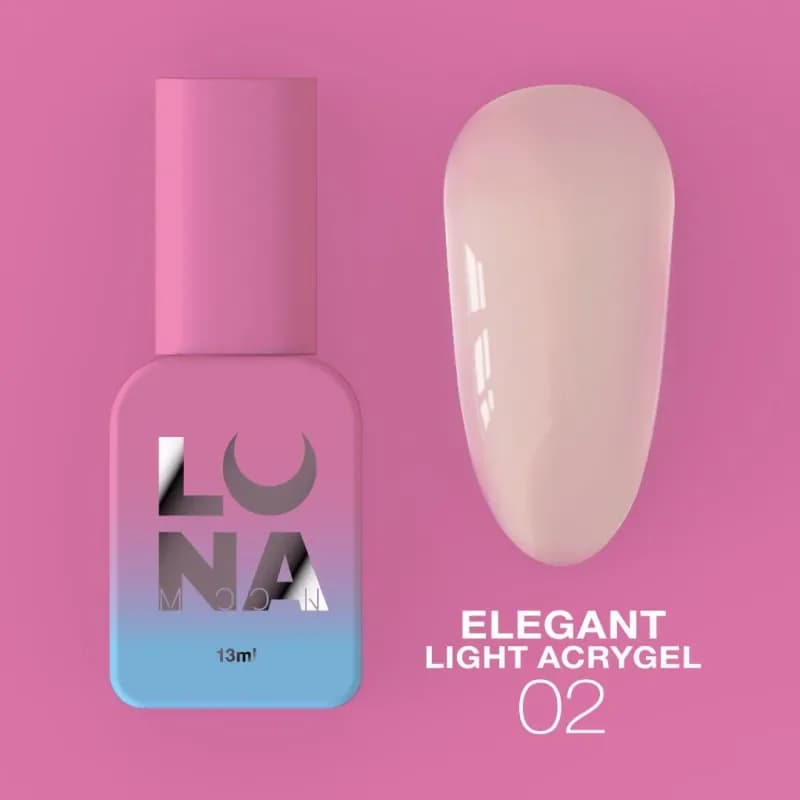 LUNAMOON - Elegant light acrygel 02, 13 ml