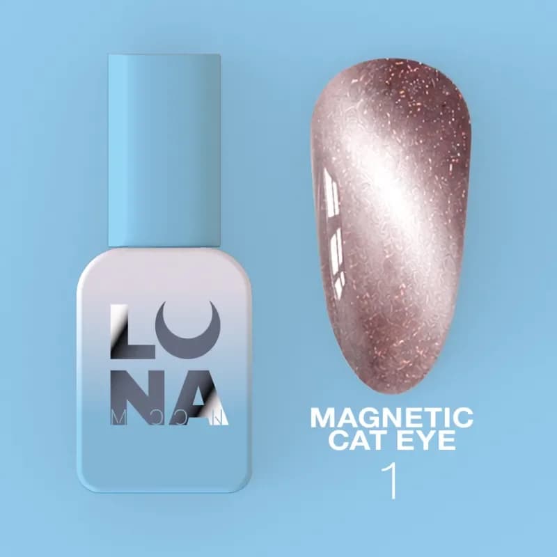 LUNAMOON - Boja Mačje Oko Magnet nr1, 8ml