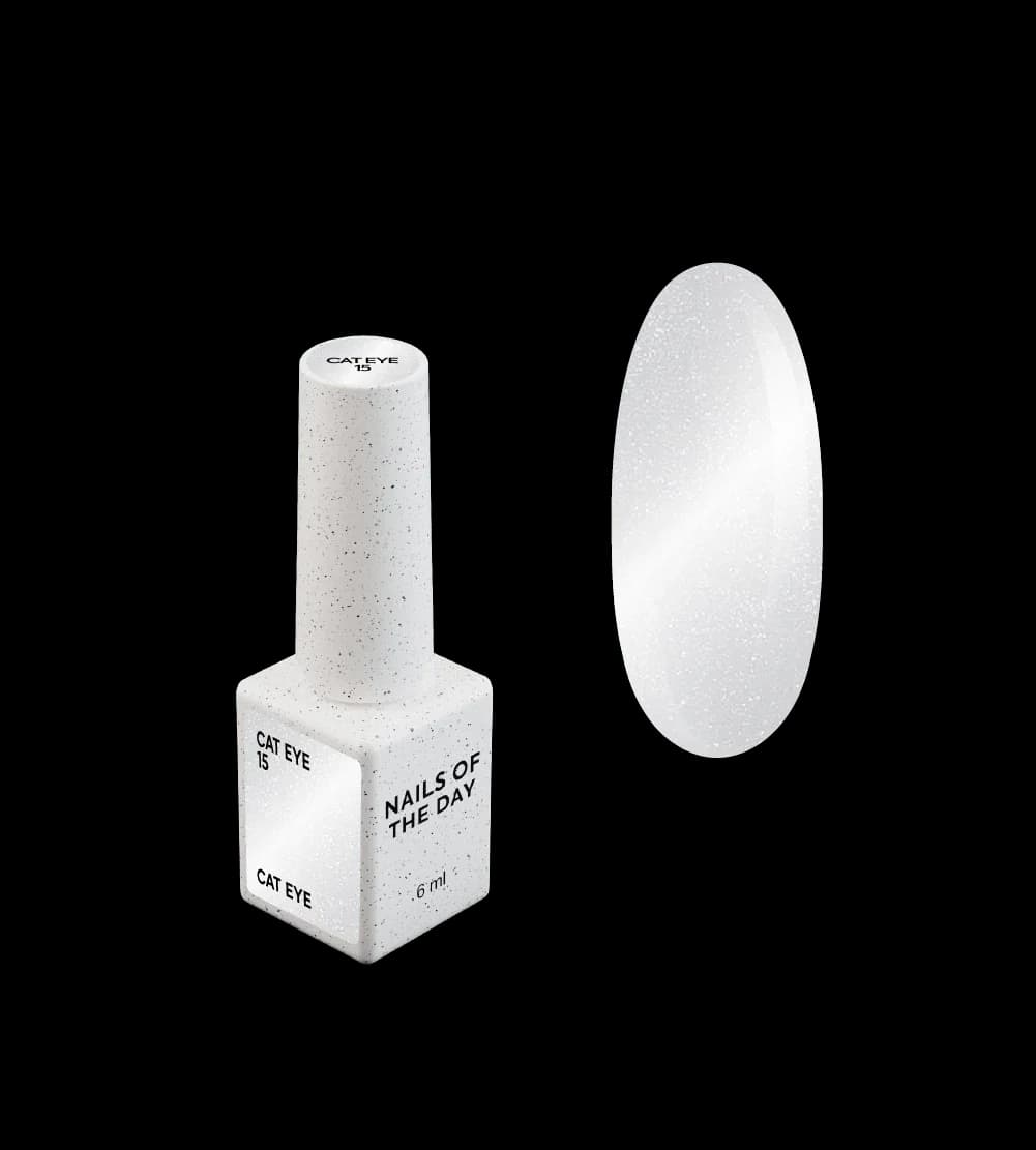 NOTD - Gel lak mačje oko 15 na prozirnoj bazi, 6 ml image 2