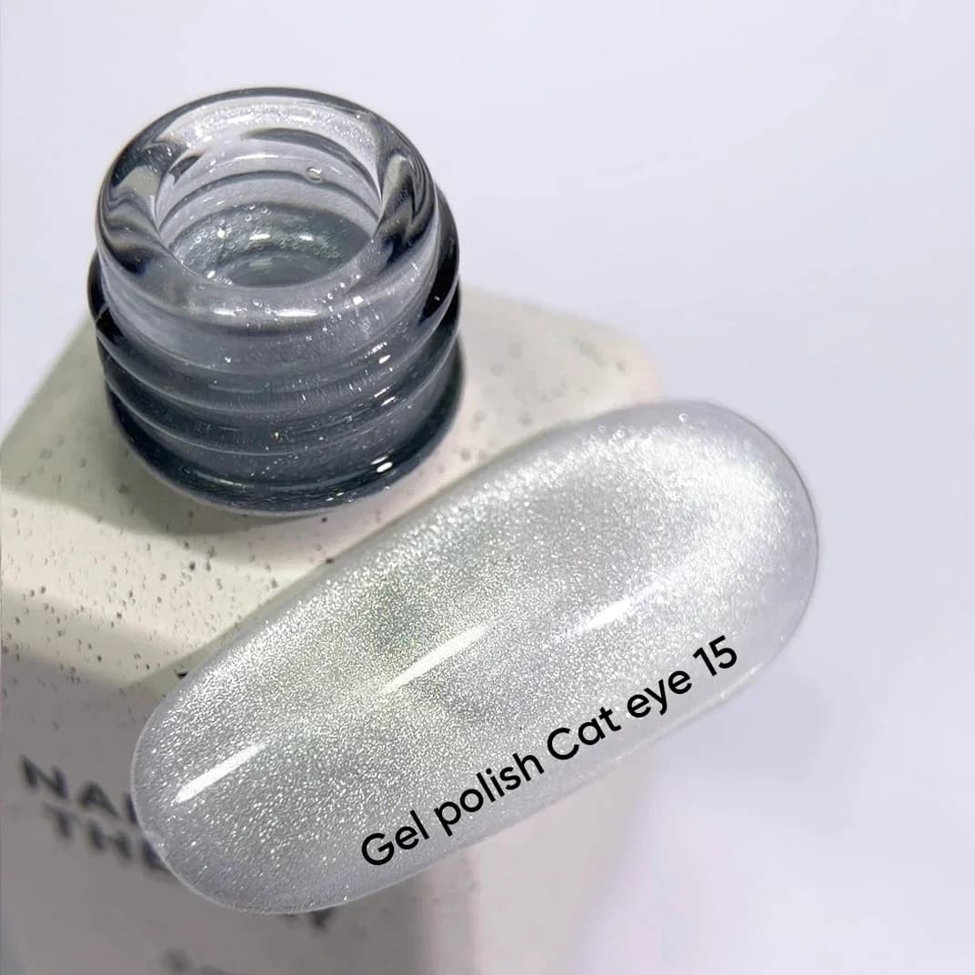NOTD - Gel lak mačje oko 15 na prozirnoj bazi, 6 ml image 3