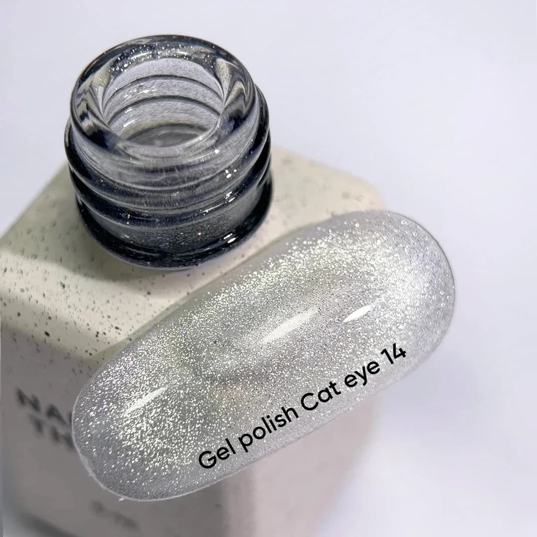 NOTD - Gel lak mačje oko 14 na prozirnoj bazi, 6 ml