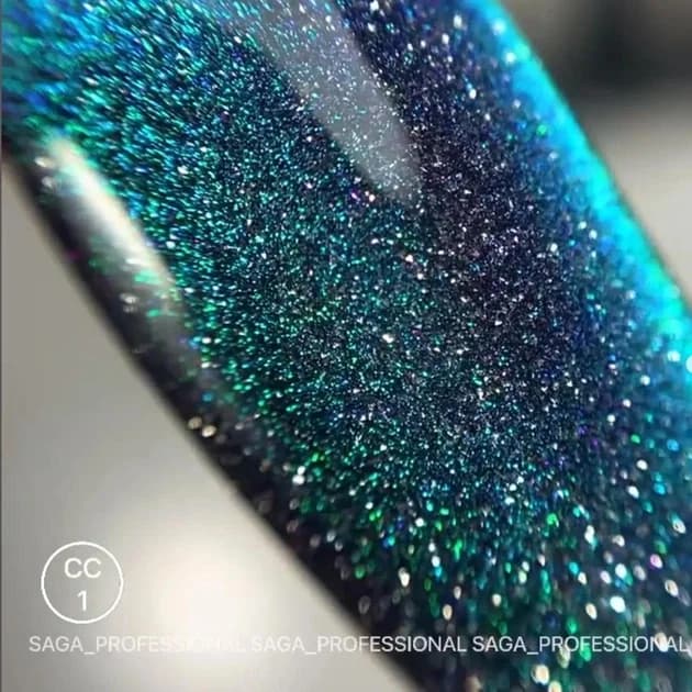 SAGA - Gel lak Mačje oko Kameleon 01, 10 ml