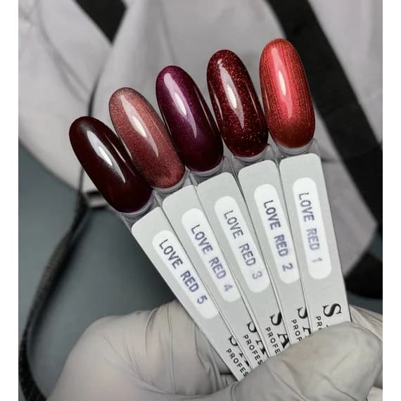 SAGA - Gel lak - Love Red 03, 10 ml image 3