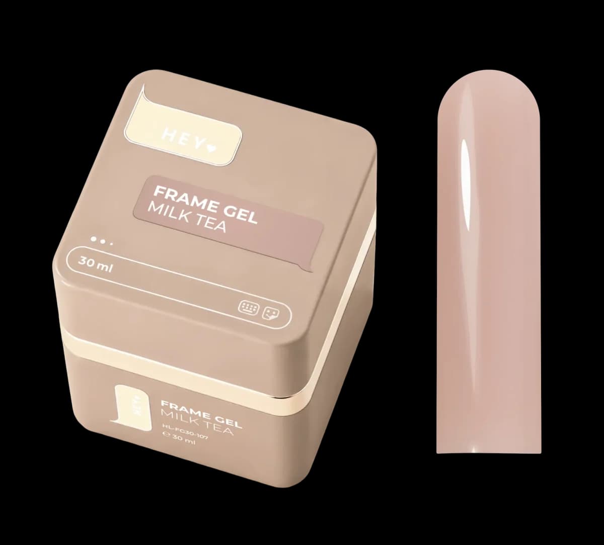 HEYLOVE - Frame Gel with Pump «Milk Tea», 30 ml