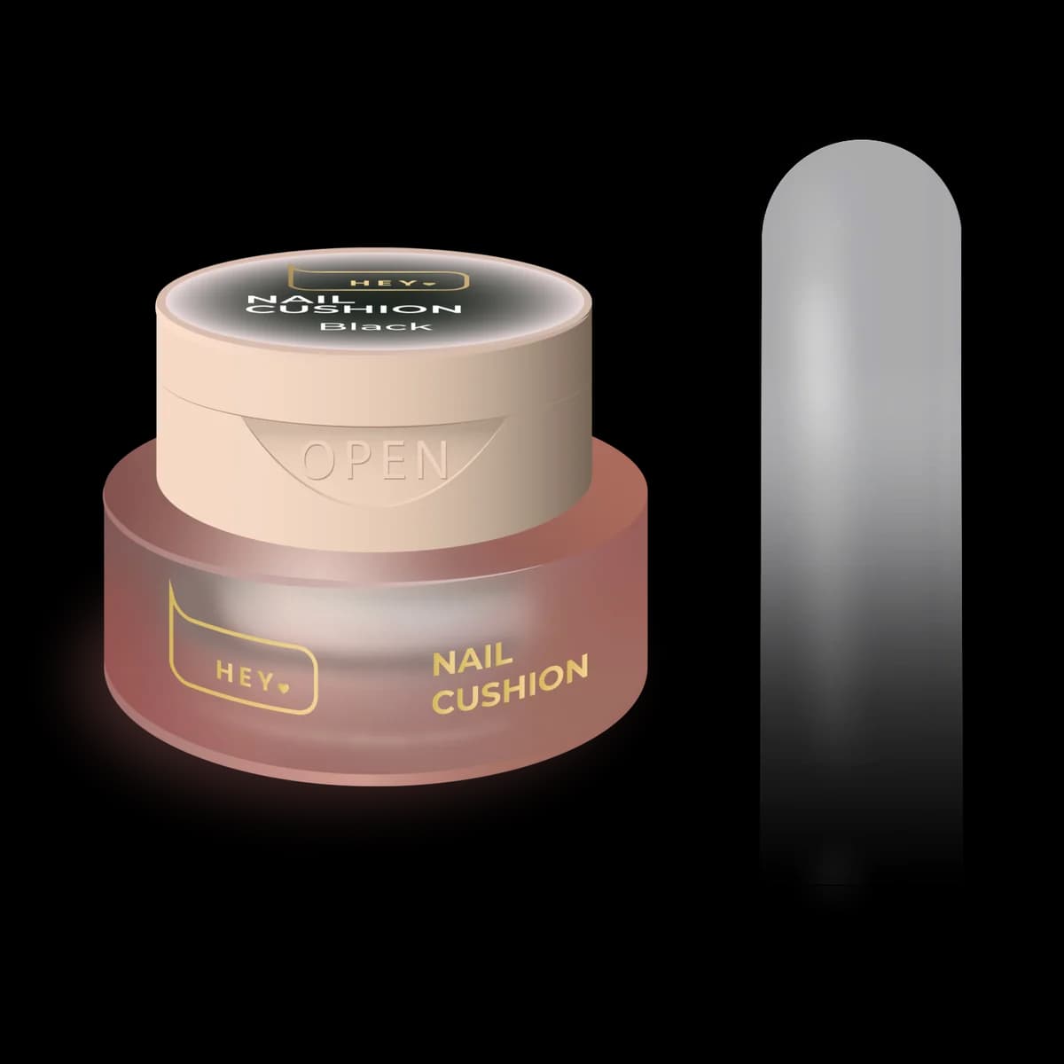 HEYLOVE - Boja za ombre Crno 2 gr