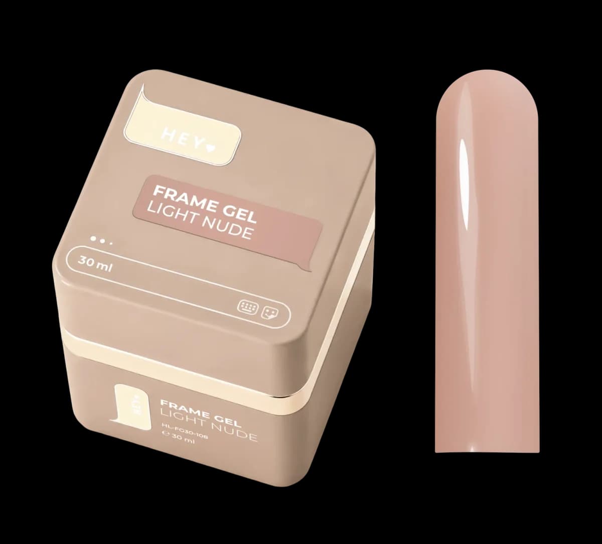 HEYLOVE - Frame Gel with Pump «Light Nude», 30 ml