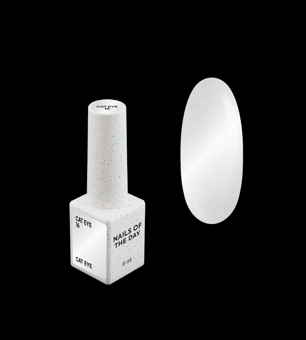 NOTD - Gel lak mačje oko 16 na prozirnoj bazi, 6 ml