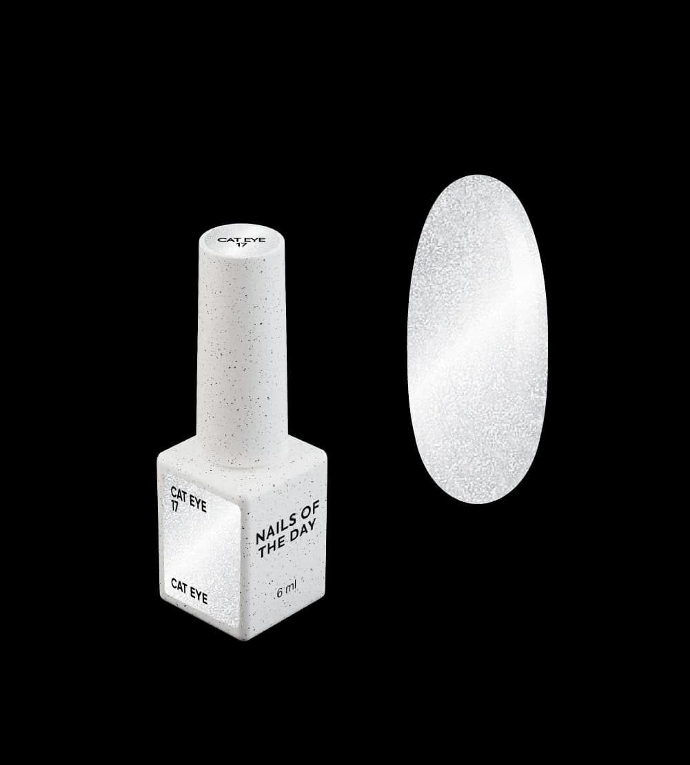 NOTD - Gel lak mačje oko 17 na milky bazi, 6 ml