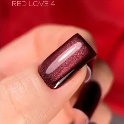 SAGA - Gel lak - Love Red 04, 10 ml