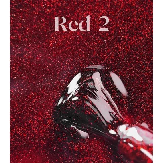 SAGA - Gel lak - Love Red 02, 10 ml